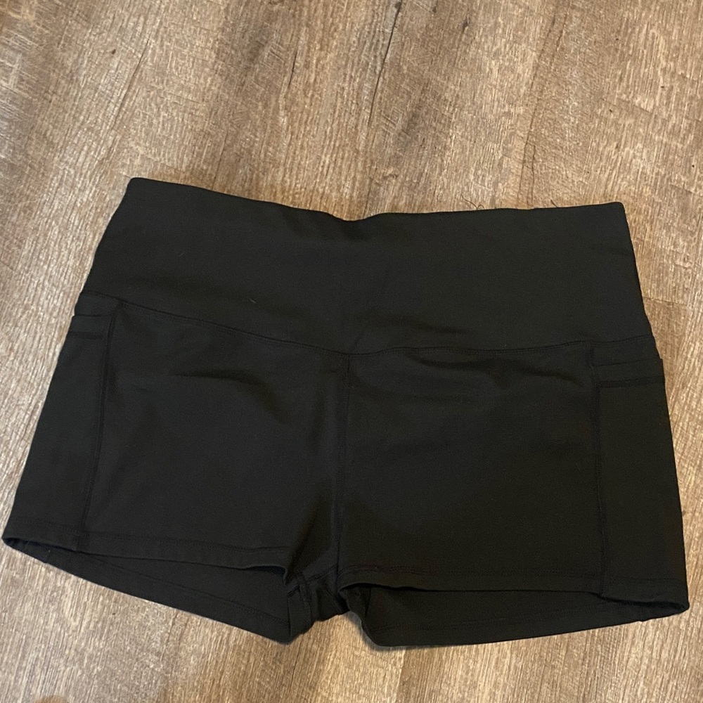 Women's Black Athletic Shorts